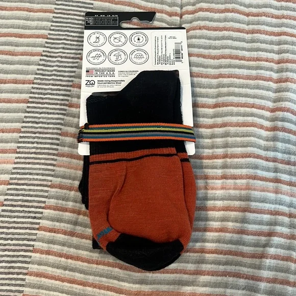 Smartwool Snowboard Targeted Cushion Logo OTC Socks - Large - Picture 3 of 4